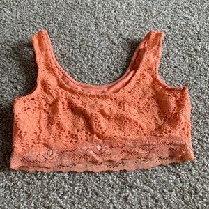ORANGE BANDEAU TOP